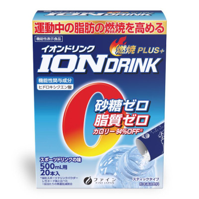 Ion - 0糖運動燒脂電解補充飲, 64克(3.2克x20包)